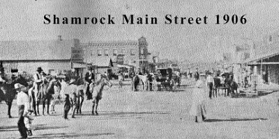 1906 Shamrock main street by Roger Pace