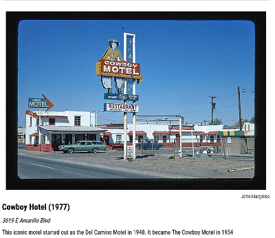 1977 Amarillo - Cowboy motel