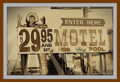 19xx Amarillo - Cowboy motel by James Seelen