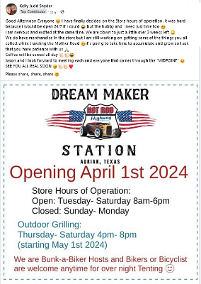 2024 Adrian -Dreammaker station (formerly Sunflower station)