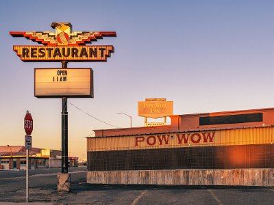 2023-11 Tucumcari - PowWow restaurant by Robbie Green