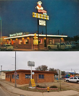 Tucumcari then and now - Sylvia Anthony restaurant