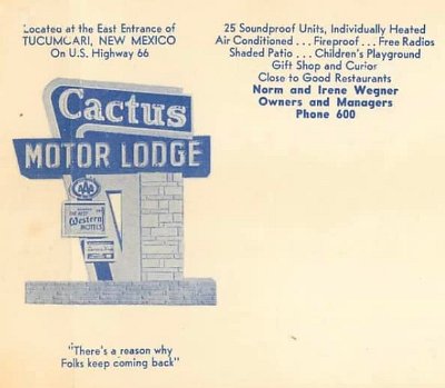 19xx Tucumcari - Cactus Lodge 2