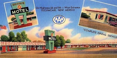 19xx Tucumcari - Golden W motel by James Seelen