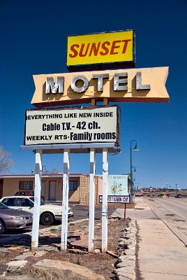 2023 Santa Rosa - Sunset Motel by David Bales