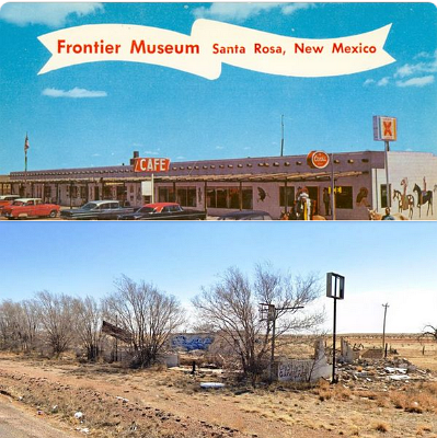 Santa Rosa thgen and now - Frontier museum