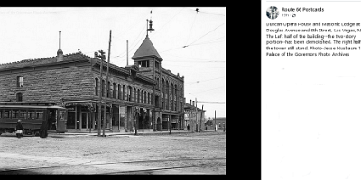 1907 Las Vegas - Duncan opera house and masonic lodge