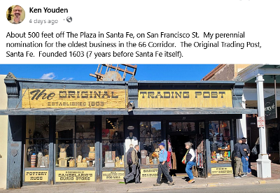 2022 Santa Fe - The original trading post by Ken Youden