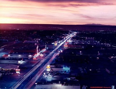 196x ABQ - Shot from the top of 1st National Bank looking west