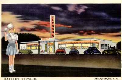 19xx ABQ - Court Cafe and the Hickory Restaurant - Katon's drive inn