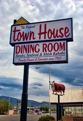 201x ABQ - The original Town House dining room by David Bales