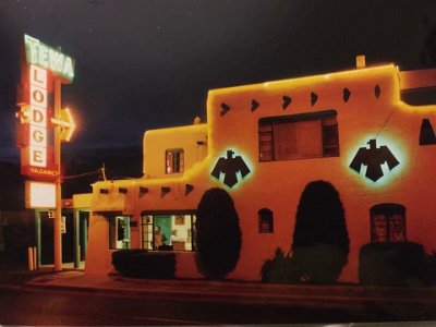 1947 ABQ - Tewa Lodge by Joe Sherwood