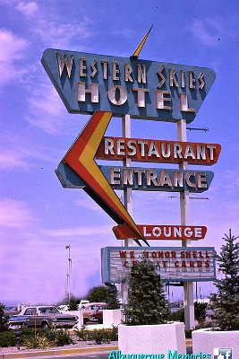 1966 ABQ - Western Skies motel