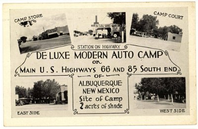 19xx ABQ - De Luxe modern auto camp