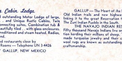 19xx Gallup - Log Cabin lodge 4