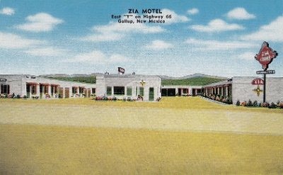 195x Gallup - Zia motel