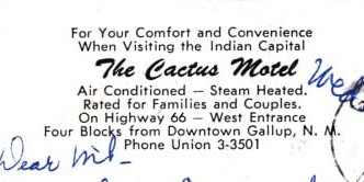 19xx Gallup - Cactus motel 3