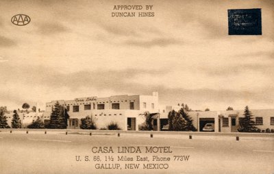 19xx Gallup - Casa Linda motel 1