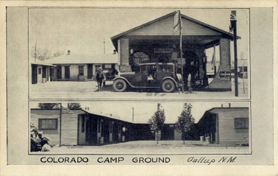 19xx Gallup - Colorado Camp ground