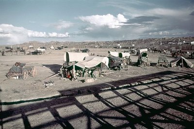 1940 Gallup - Ceremonial Navajo camp