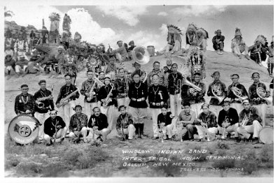 19xx Gallup - Intertribal ceremony - Winslow Indian Band