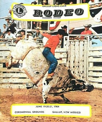 1964-06 Gallup - Lions Club rodeo program