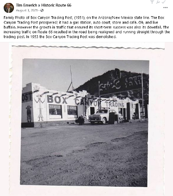 1951 Box Canyon Trading Post by Tim Emerich