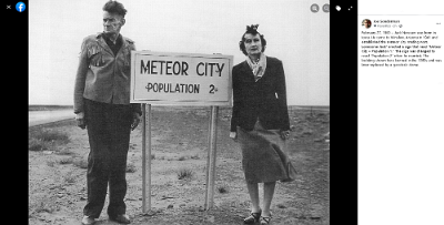 19xx Meteor city with Jack Newsum and his wife Goldie2