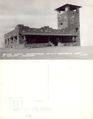 19xx Meteor Crater Museum postcard (2)