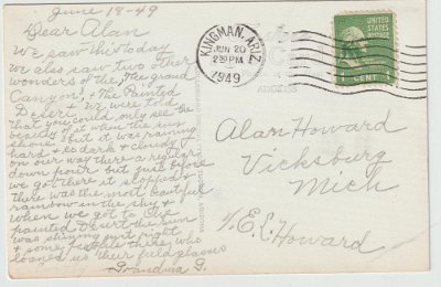 1949 Meteor Crate Postcard (2)