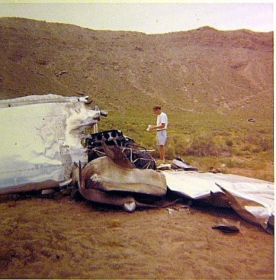 1964 airpplane crash in Meteor crater