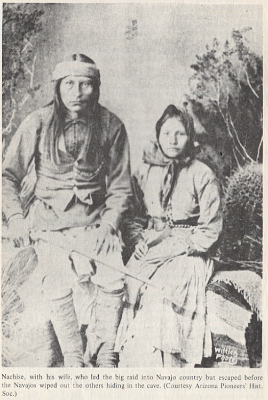 1800's Nachise, the Apache that led the raid into Navajo Country that ended in the death Cave