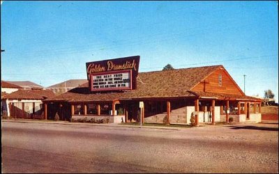 1956 - Flagstaff - Park Plaza motel and Golden Drumstick restaurant