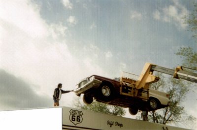 2003 Ashfork - placing a DeSoto on the roof 6