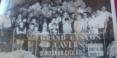 1969 Grand Canyon caverns with grandparents of Joshua Dean (barber in Kingman)