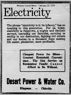 1919 Kingman Electricity