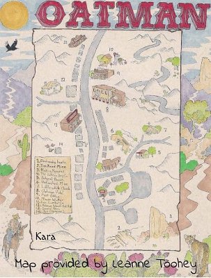 2022 Oatman map by Leanny Toohey