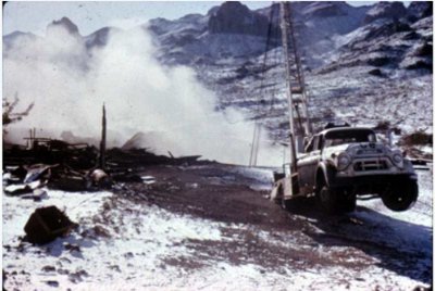 1968 Oatman - mine fire 2
