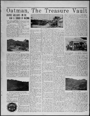 1915-11-26 Oatman - A treasure Vault