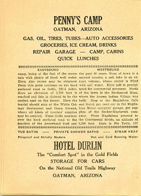 1919 Oatman - Penney's Camp