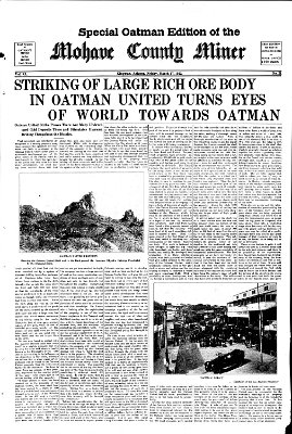 1922-03-17 Oatman newspaper