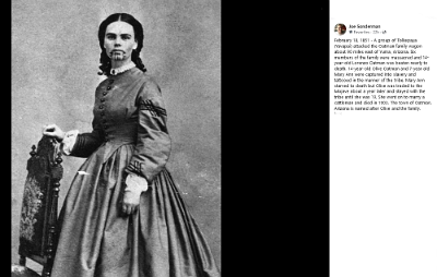 19xx The capture of Olive Oatman