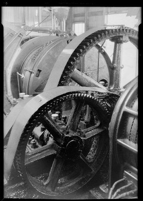 Tom Reed Mine, Oatman, AZ, 1932 [image 6] Photograph of mining equipment, Oatman, AZ, 1932.