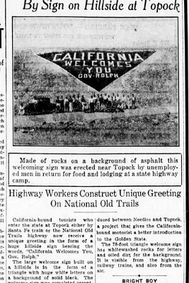 1932-04-22 Article in the San Bernardino County Sun