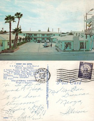 1962 Needles - Desert Inn motel