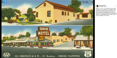 19xx Needles, Swains motel
