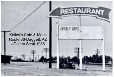 1985 Daggett - Kelley's cafe and motel