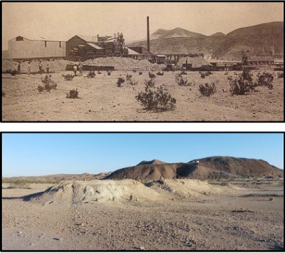 Then and now - Daggett - Columbia Borax works