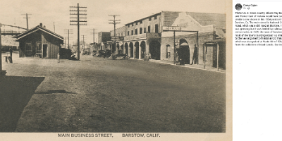 1924 Barstow - Main business street