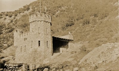 192x Cajon Camp - Pythian Castle Knights of Pythias Castle at Camp Cajon Postcard.